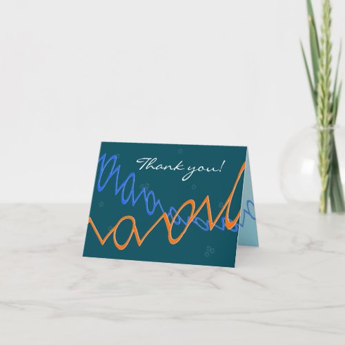 Card with custom text _ PEG dark teal