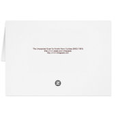 Card with Mama Cat & Pup: "The Unexpected Guest" (Back Horizontal)