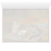 Card with Mama Cat & Pup: "The Unexpected Guest" (Inside Horizontal (Bottom))