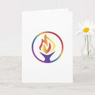 Card with UUCF logo front (Blank inside)