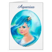 Card Zodiac - Fantasy  Aquarius (Front)