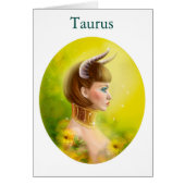 Card  Zodiac - Fantasy  Taurus (Front)