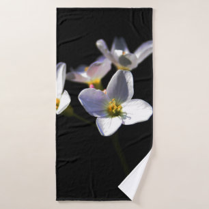 Cardamine Pratensis Flowers btcna Bath Towel Set