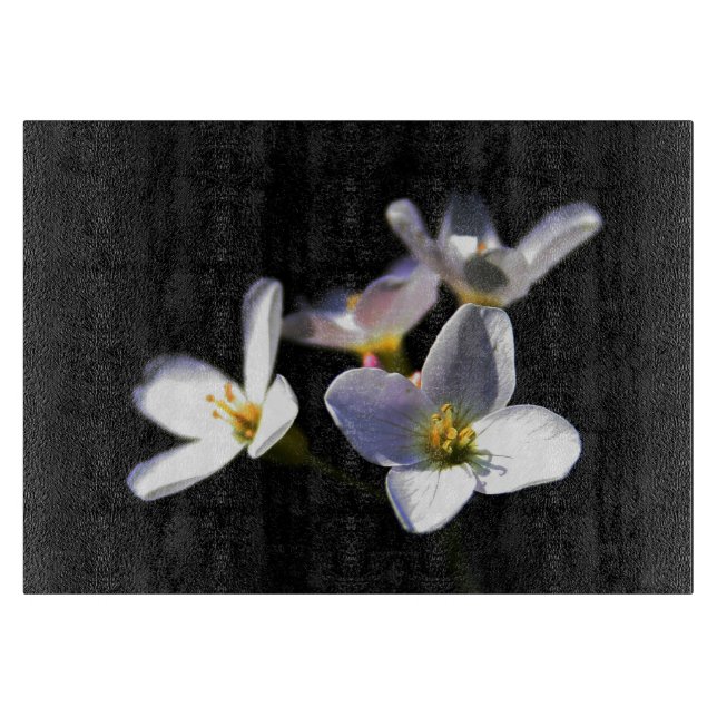 Cardamine Pratensis Flowers cbcnm Cutting Board (Front)