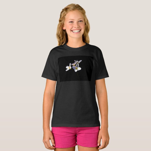 Cardamine Pratensis Flowers gccna T-Shirt (Front Full)