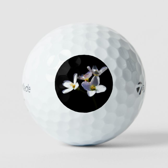 Cardamine Pratensis Flowers tmtp5 gbcnm Golf Balls (Front)