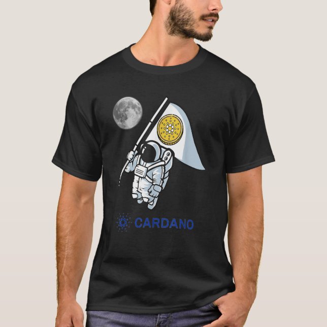 Cardano Foundation ADA Blockchain NFT Cryptocurren T-Shirt (Front)