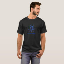 Cardano Logo w/Text Below T-Shirt