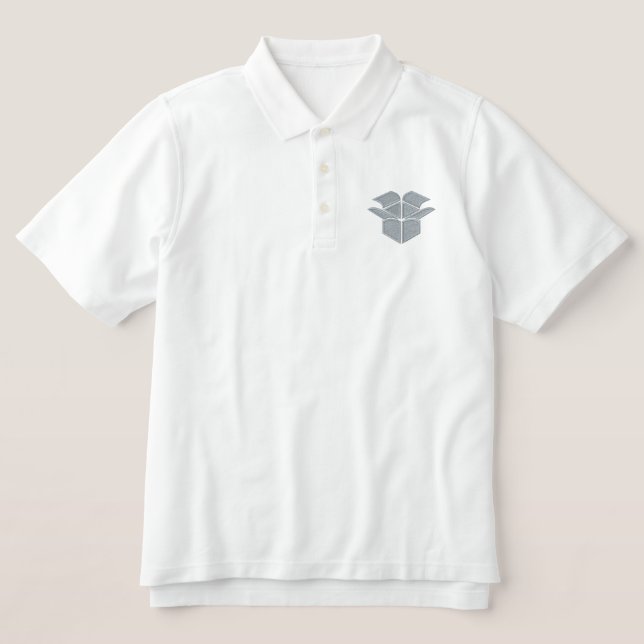 CARDBOARD BOX EMBROIDERED POLO SHIRT (Design Front)