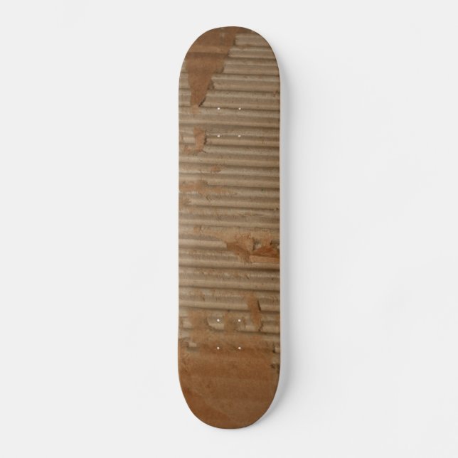 Cardboard Box Skateboard Deck (Front)