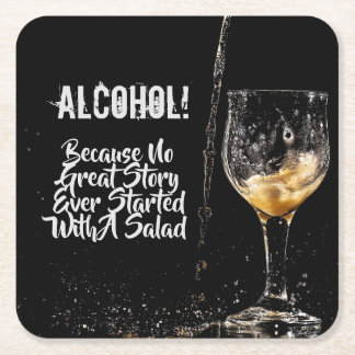 Cardboard Drink Coaster Profound Drinking Quotes