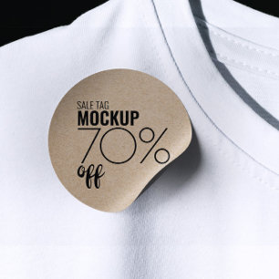 Cardboard Modern Discount Sale Clothing Stickers