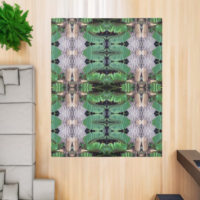 Cardboard Palm Pattern Rug (Insitu (Indoor 2))