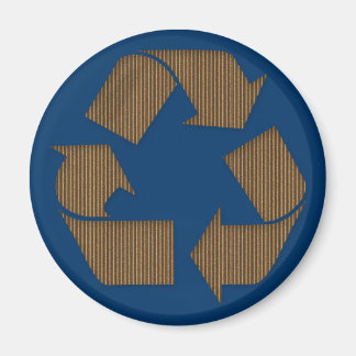 Cardboard Recycle Symbol Magnet