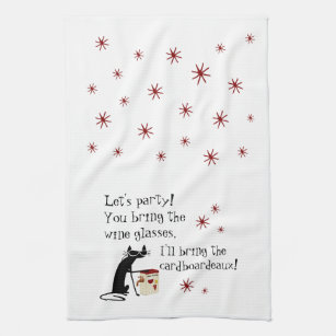 Perfect Pairings Kitchen Towel Set: Humorous Beach Quotes