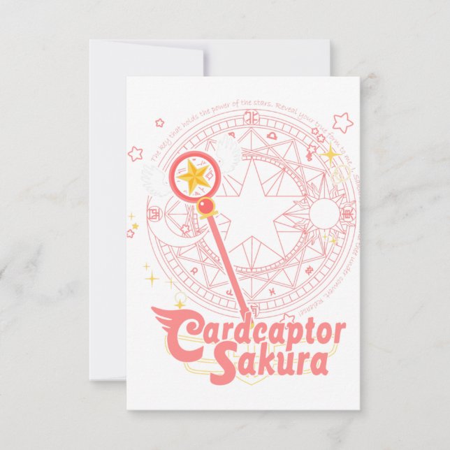 cardcaptor sakura, sakura, anime, sleeve, sakura k invitation (Front)