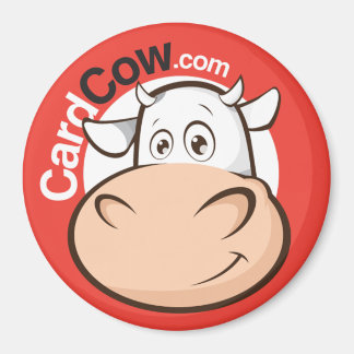 CardCow Logo Round Magnet