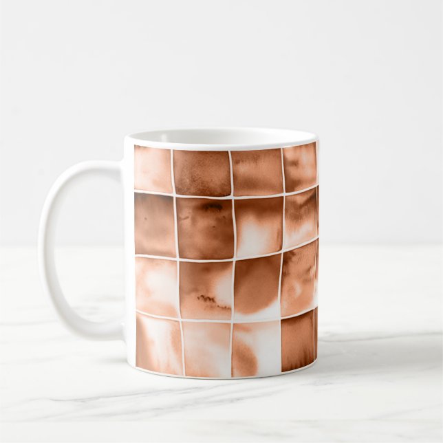Carded watercolor coffee mug (Left)