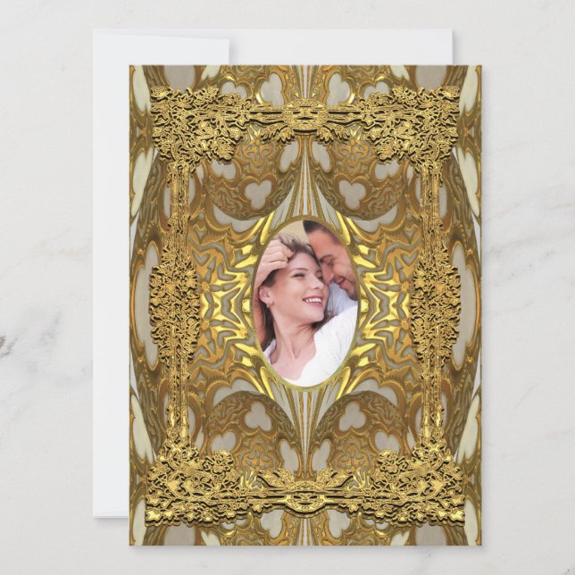 Cardellastine 5.5 x 7.5" Photo Wedding Invitation (Front)