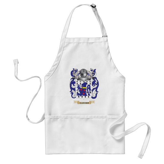 Carder Coat of Arms (Family Crest) Adult Apron (Front)