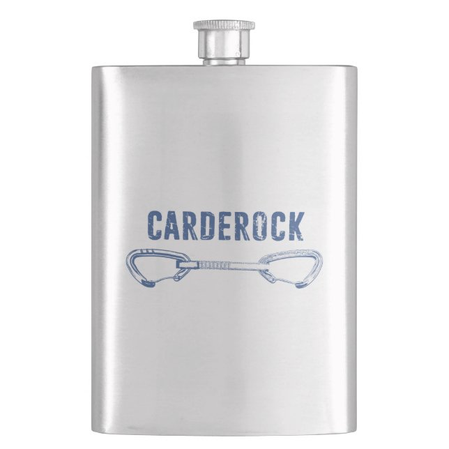 Carderock Rock Climbing Quickdraw Flask (Front)