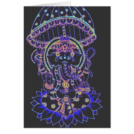 CardGanesha Elephant goddess Cards (Front)
