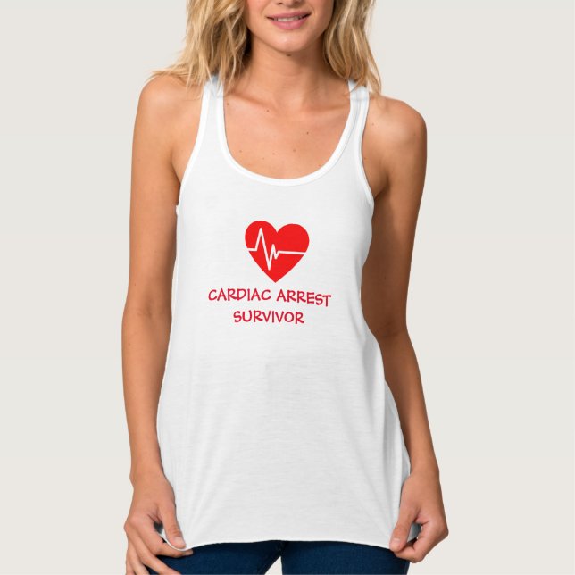 Cardiac Arrest Survivor Tank Top (Front)