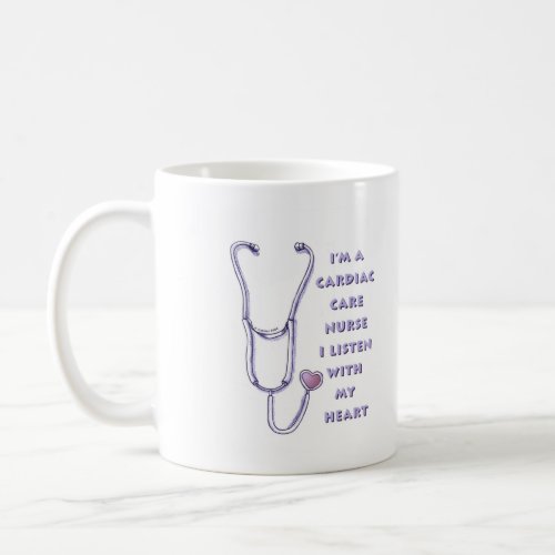 Cardiac Care Nurse Heart mug