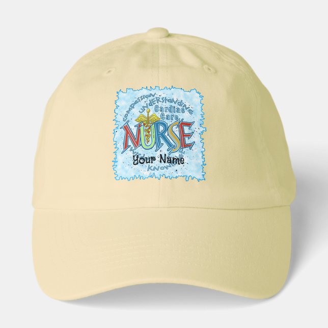 Cardiac Care Nurse Motto Hat (Front)