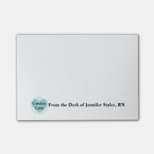 Cardiac Care Nurse, RN Personalized Post-it Notes