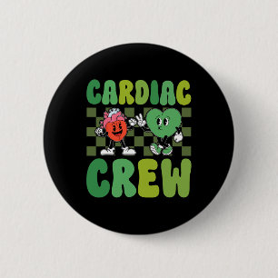 Cardiac Crew - Cardiology Cardiac Nurse Nursing St Button