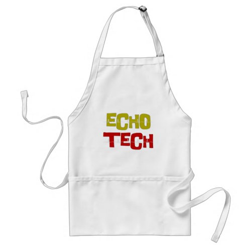 Cardiac Echo Tech gifts Adult Apron