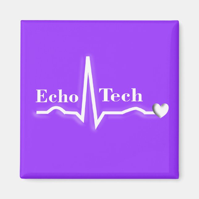 Cardiac Echo Tech Gifts Magnet (Front)