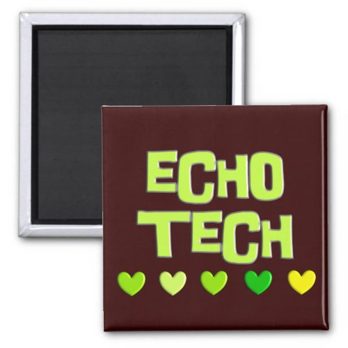 Cardiac Echo Tech Gifts Magnet