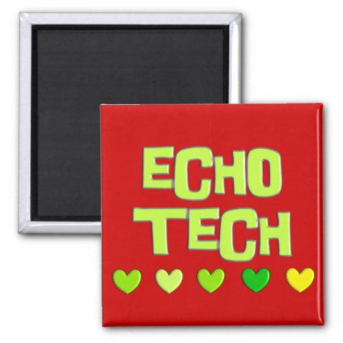 Cardiac Echo Tech Gifts Magnet