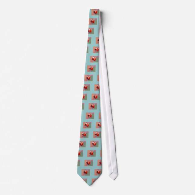 Cardiac Nurse Art Gifts Neck Tie (Front)