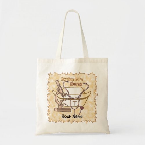 Cardiac Nurse Collage Tote Bag