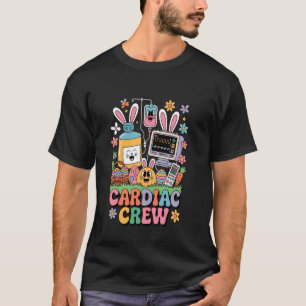 Cardiac Nurse Easter Bunny Cardiology CVICU T-Shirt
