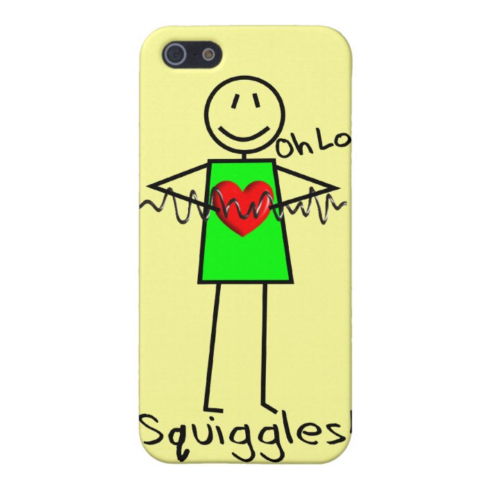 Cardiac Nurse Gifts Stick Person Design V Fib iPhone 5 Case