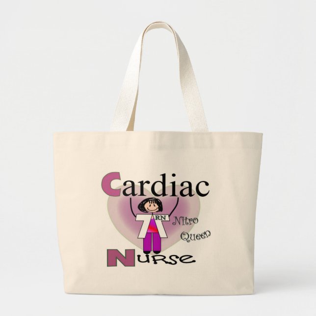 cardiac nurse NITRO QUEEN tote bag (Front)