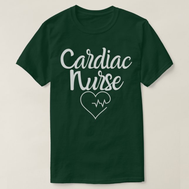 Cardiac nurse nurse giftpresent whitegrey 1 T-Shirt (Design Front)
