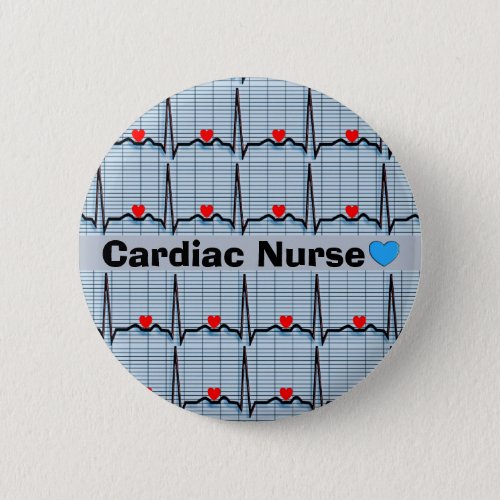 Cardiac Nurse Rhythm  Button