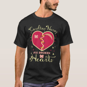 Cardiac Nurse Valentine ICU CVICU Cardiology Cardi T-Shirt