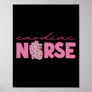 Cardiac Nurse Valentine’s Day Valentine Cardiology Poster