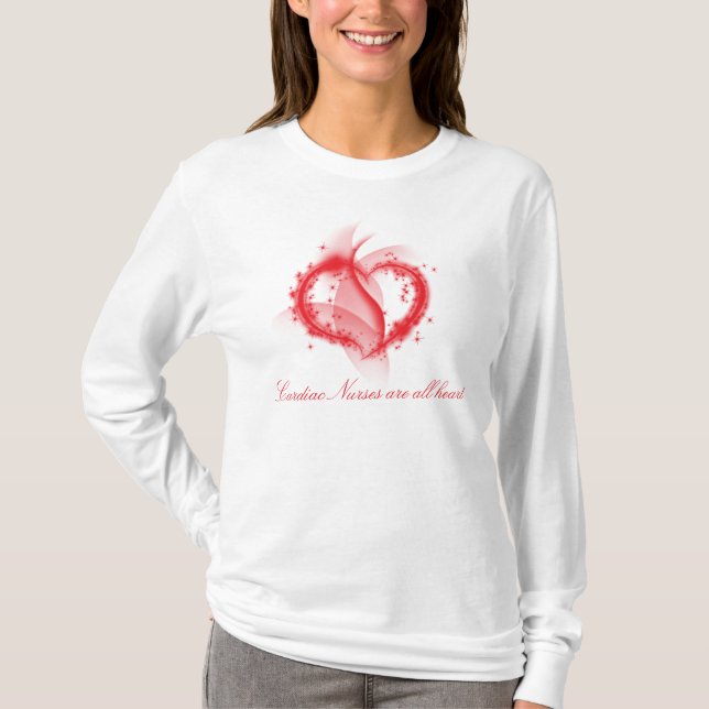 Cardiac nurses are all heart T-Shirt (Front)