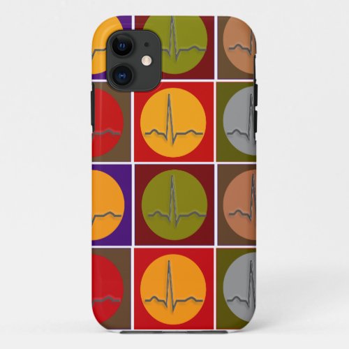 Cardiac QRS Pop Art iPhone 11 Case