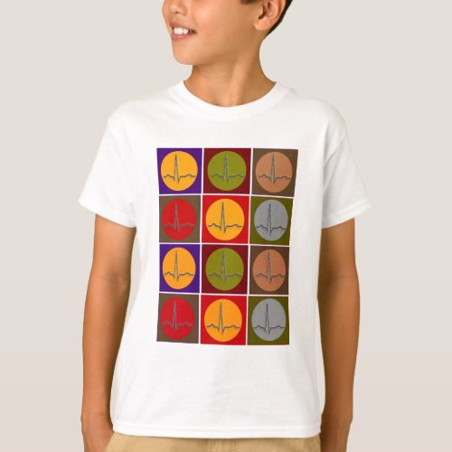 Cardiac QRS Pop Art T_Shirt