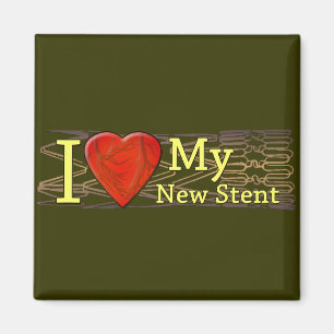 Cardiac Recovery Gifts Stent T-shirts Magnet