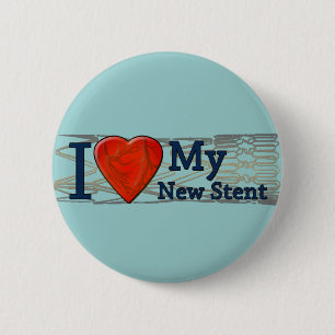 Cardiac Recovery Gifts Stent T-shirts Pinback Button