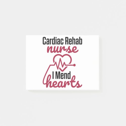 Cardiac Rehab Nurse Nursing I Mend Hearts Post_it Notes